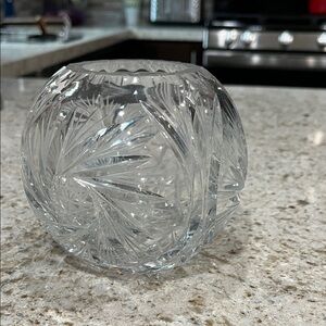 Crystal Cut Glass Vase